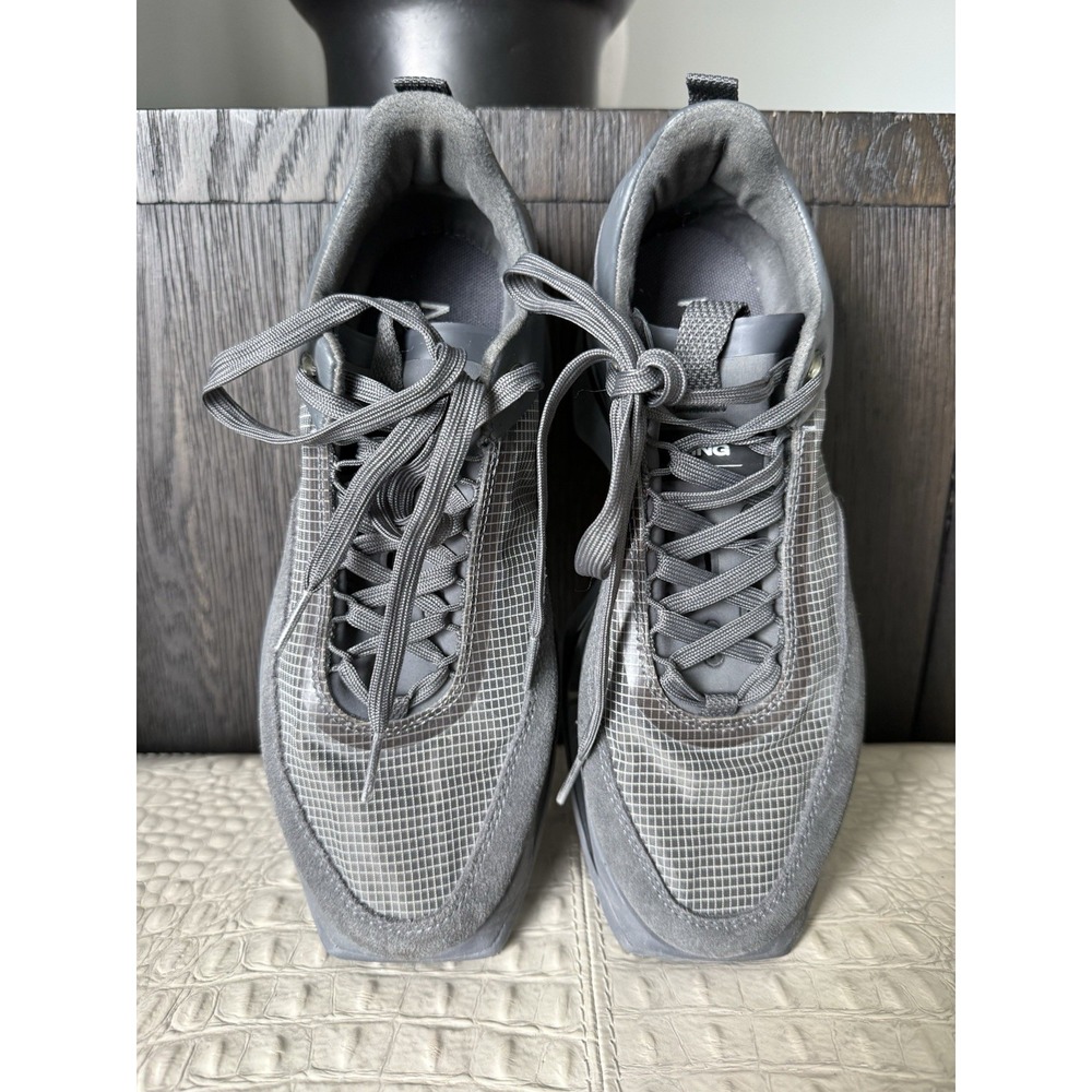 MNG by Mango Gray Platform Sneakers, Size EU 40 / US 9, Chunky Sole